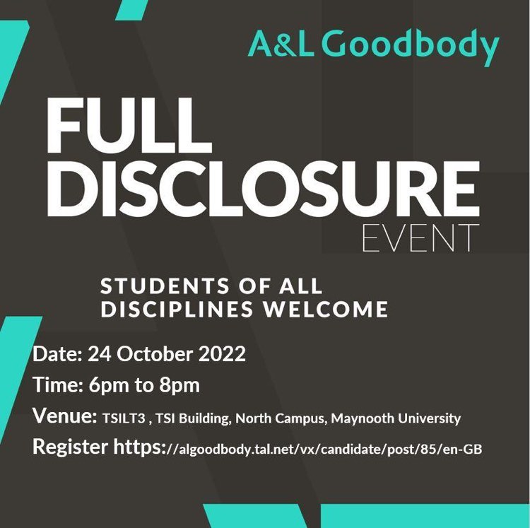A&L Goodbody Full Disclosure Event