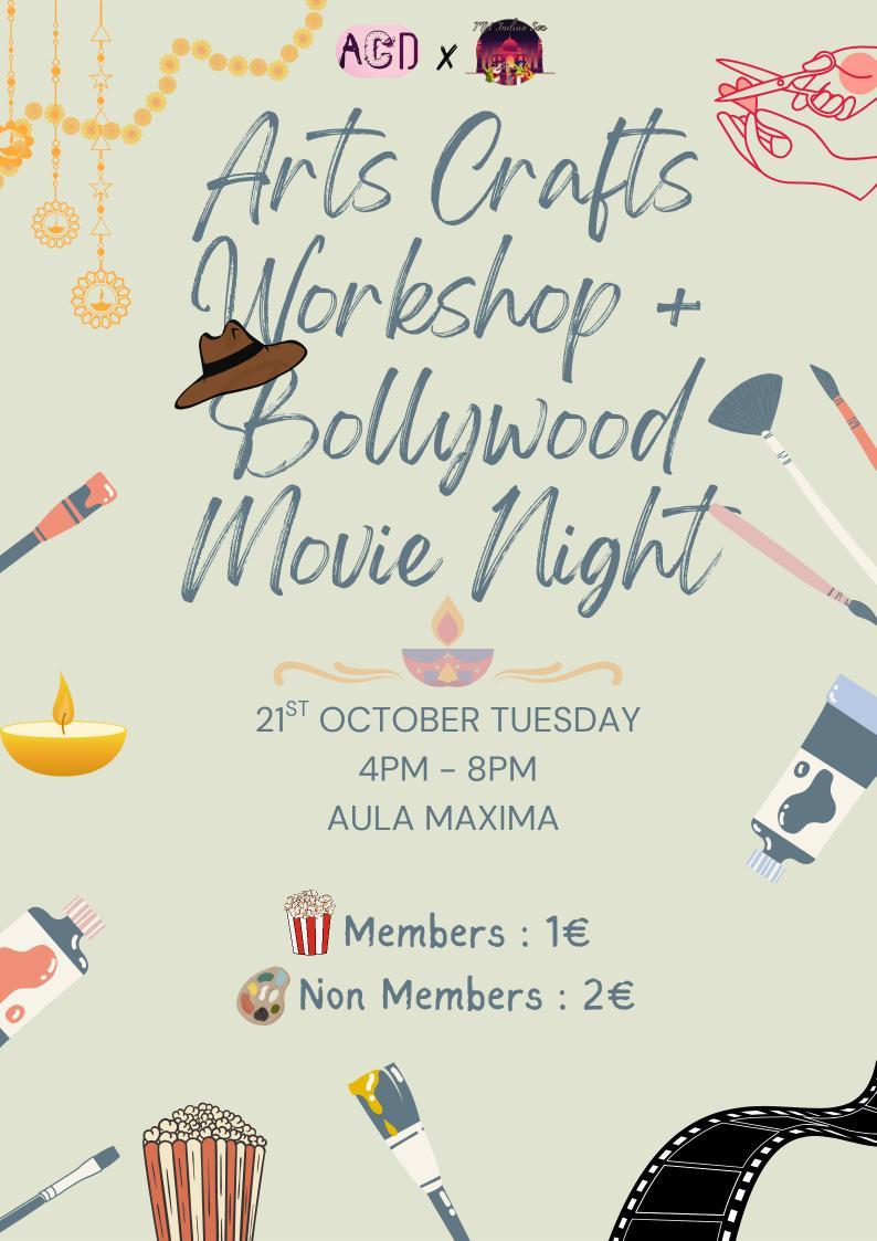 Collaborative Diwali Arts & Movie Night!