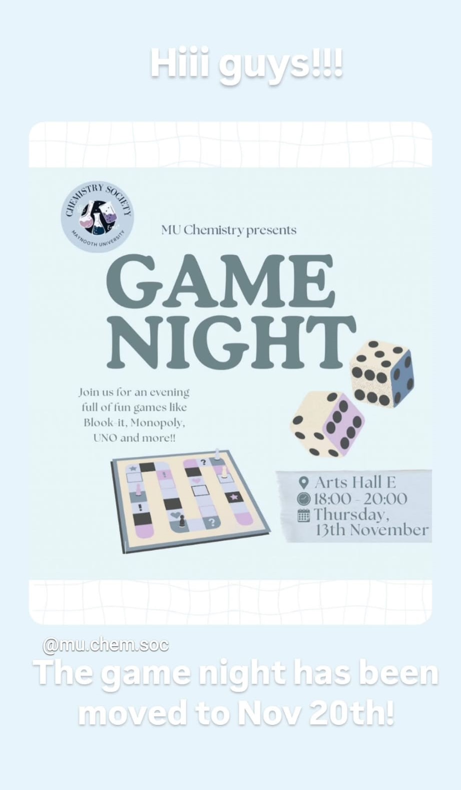 Chem Soc Games Night