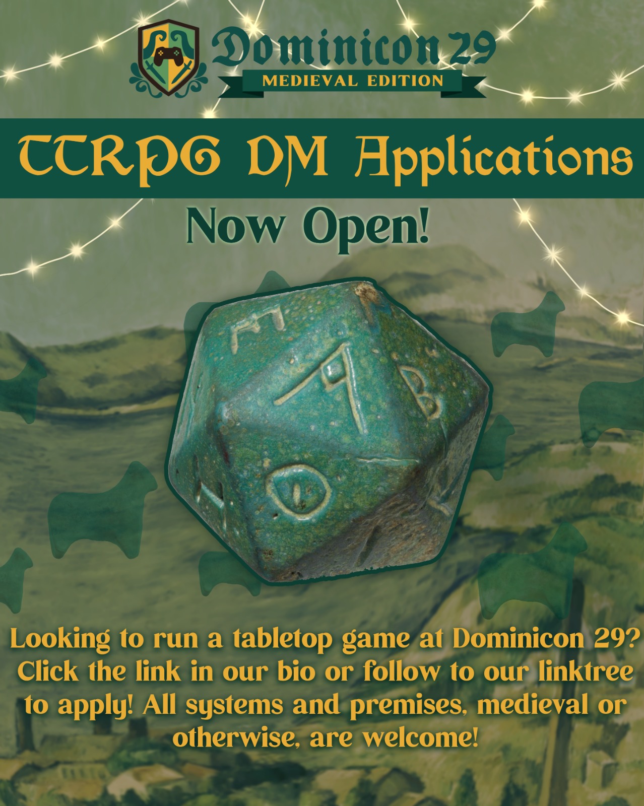 DOMINICON 29: DM Applications Now Open