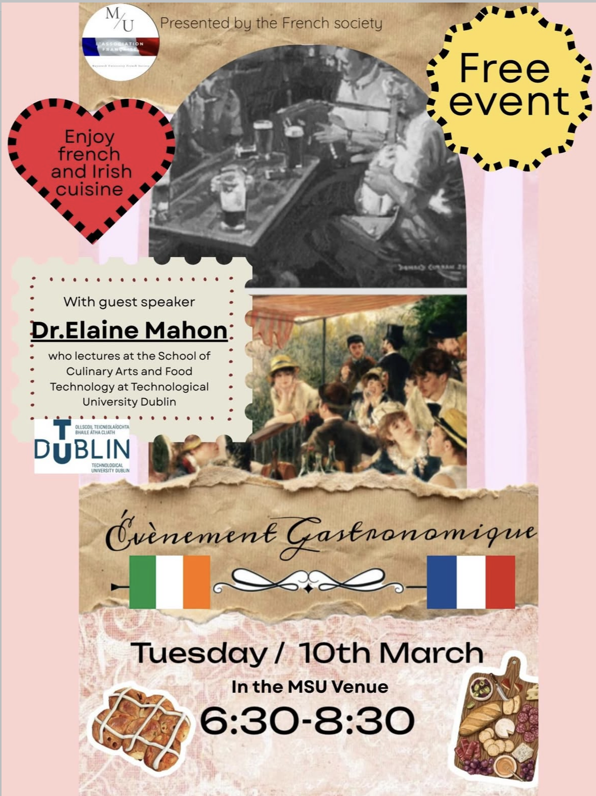 Franco-Irish Gastronomie Événement 