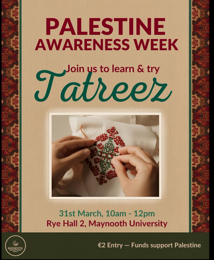 Sister's Tatreez event 