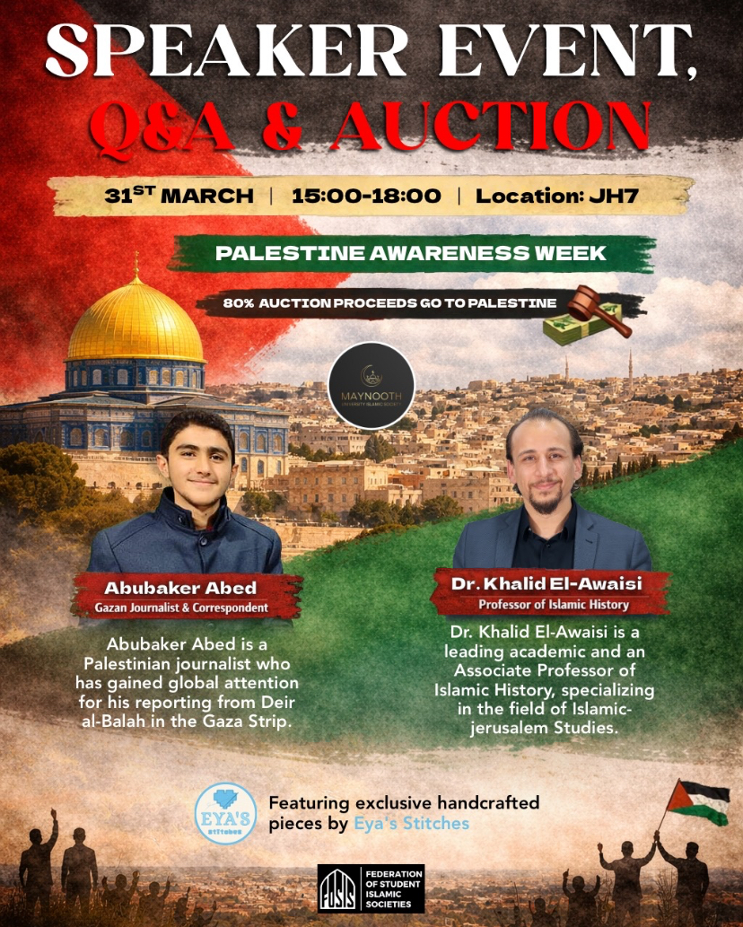 Speaker for Palestine Awareness week