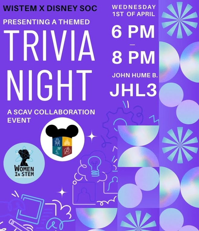 WiSTEM x Disney Trivia Night
