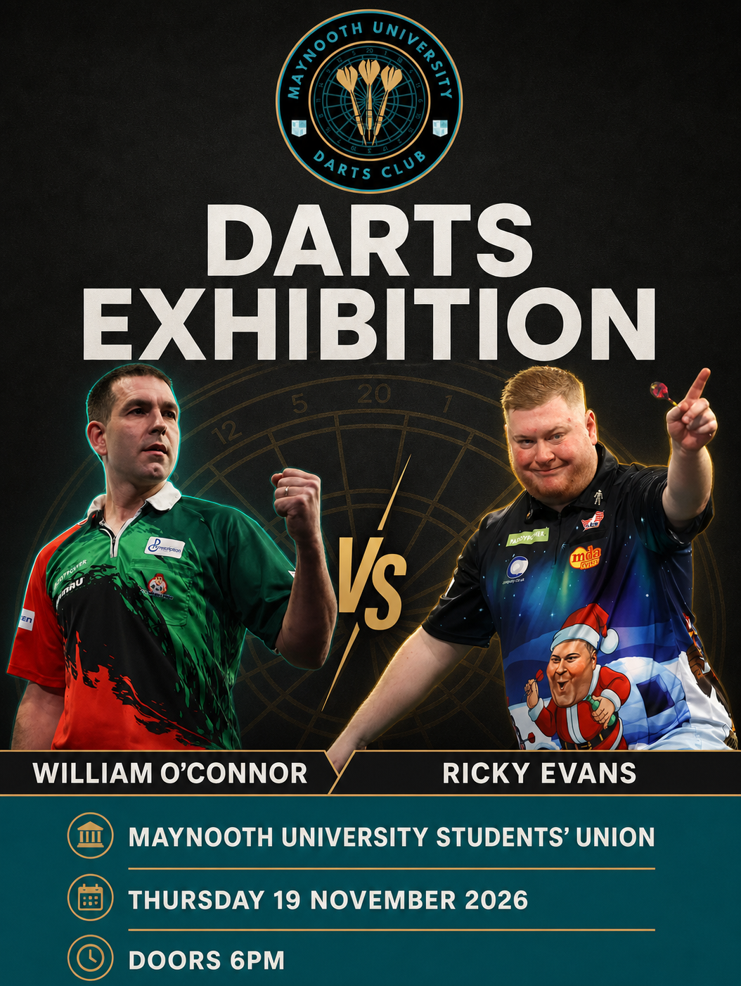 Play William O'Connor or Ricky Evans